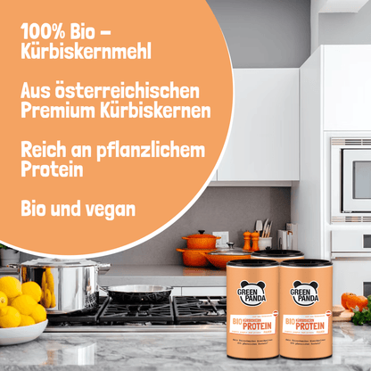 Bio Kürbiskernprotein aus Österreich - Green Panda